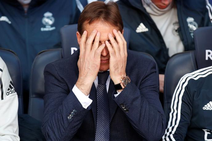 Julen Lopetegui | Julen Lopetegui je v nedeljo skoraj zagotovo zadnjič sedel na klopi Reala. | Foto Reuters