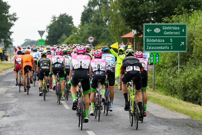 Prva etapa 25. dirke Po Sloveniji je potekala tudi na madžarskih in avstrijskih tleh. | Foto: Matic Klanšek Velej/Sportida