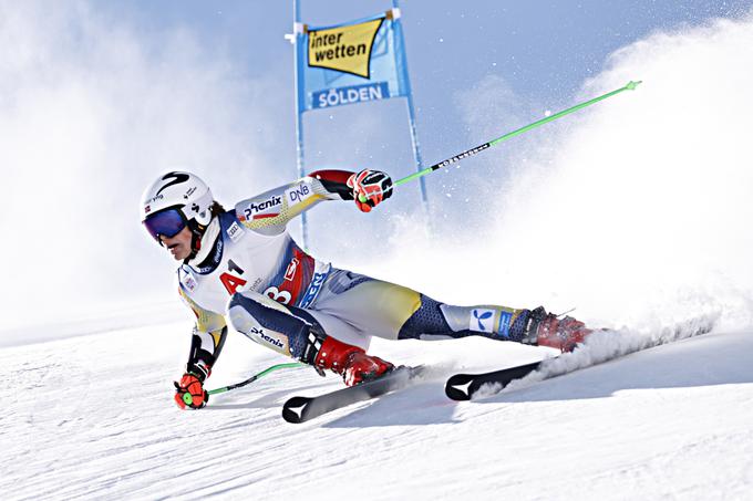 Lucas Braathen je prišel do prve zmage v karieri. | Foto: Getty Images