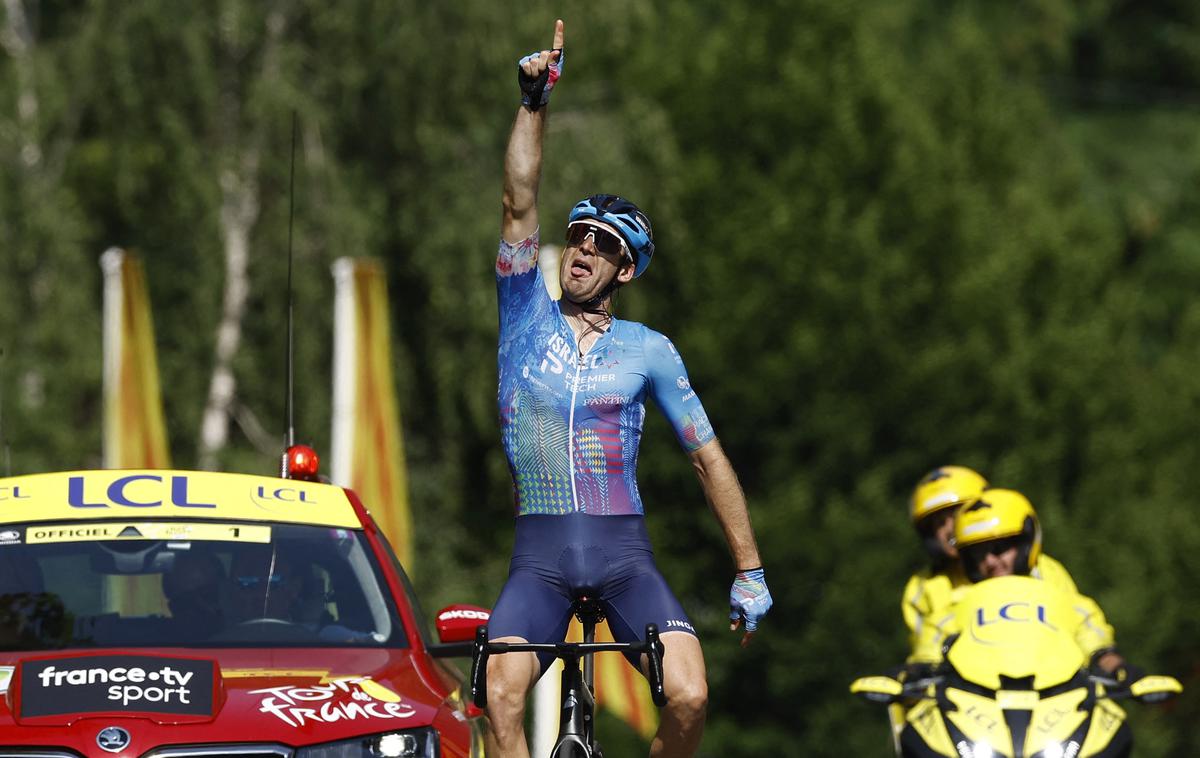 Hugo Houle | 31-letni Kanadčan Hugo Houle je veliki zmagovalec 16. etape na Dirki po Franciji.  | Foto Reuters