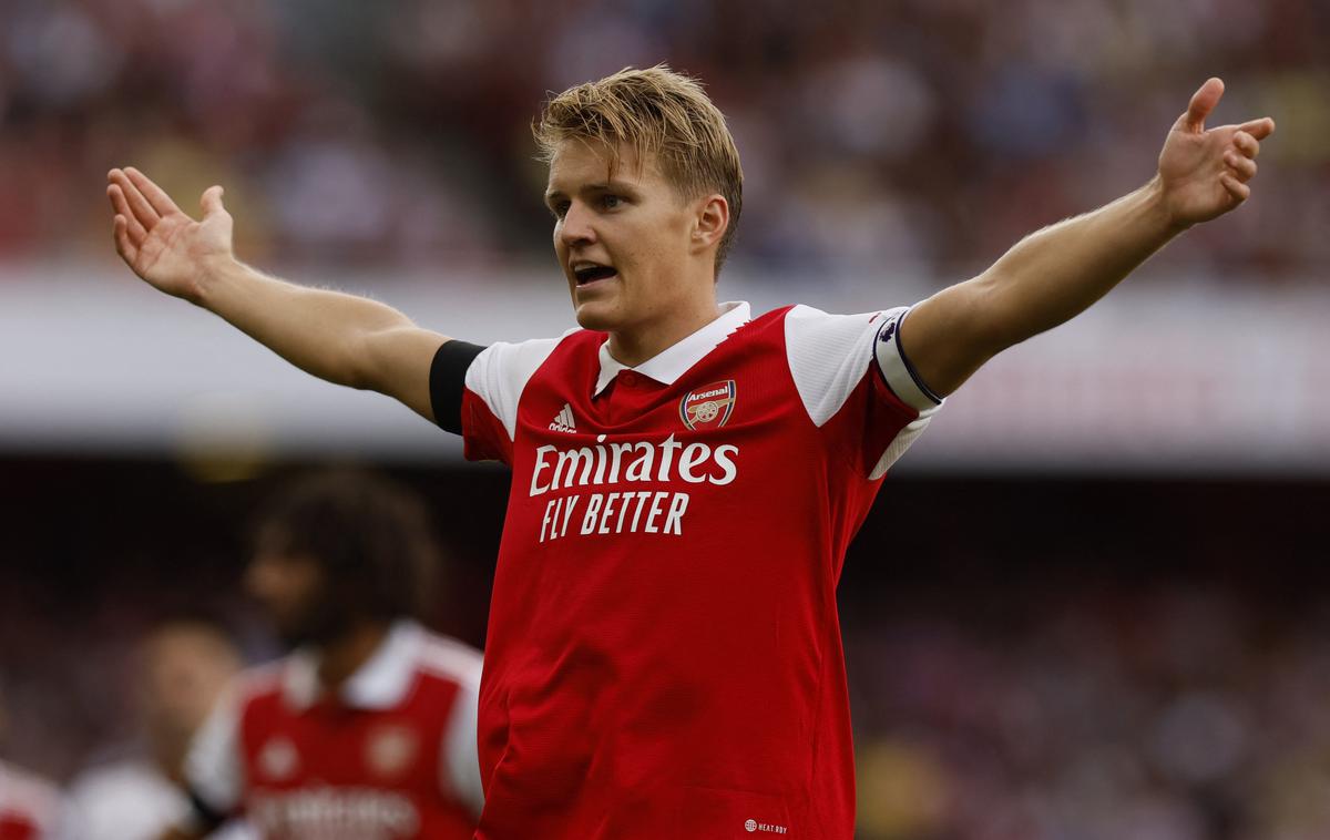 Martin Odegaard | Martin Odegaard, kapetan Arsenala in norveške reprezentance, bo najverjetneje nared za današnjo tekmo v Ljubljani. | Foto Reuters