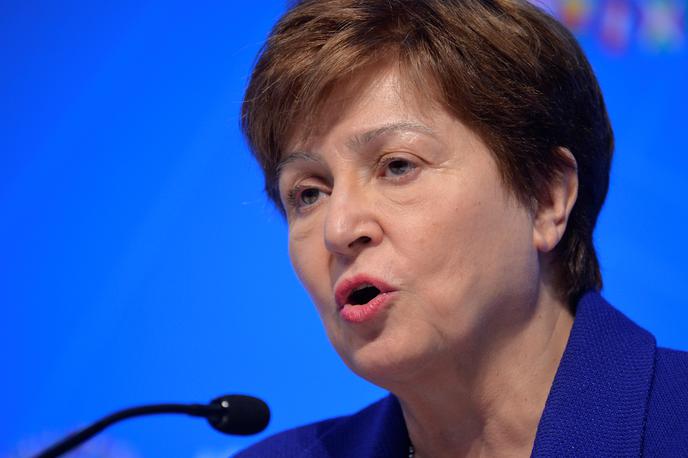 Kristalina Georgieva | "Rast ostaja zgodovinsko šibka - zdaj in srednjeročno," opozarja izvršna direktorica Mednarodnega denarnega sklada (IMF) Kristalina Georgieva. | Foto Reuters