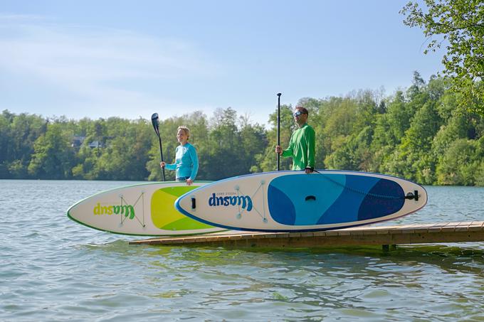 Wasup je slovenska znamka napihljivih supov, ki jih izdelujejo v Sharkovi tovarni s Sharkovo tehnologijo.   | Foto: Wasup