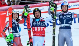 Marcel Hirscher zmagovalec Adelbodna, Kranjec znova odličen