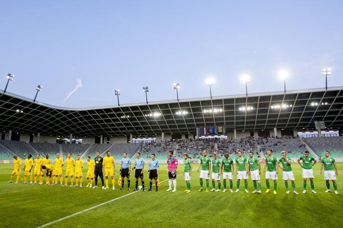 V Stožicah se je na srečanju med Olimpijo in Žilino pred petimi leti zbralo le okrog 1.500 gledalcev. | Foto: Urban Urbanc/Sportida