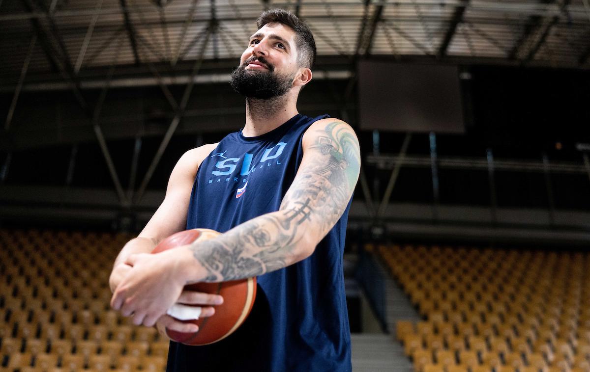 slovenska košarkarska reprezentanca trening Žiga Dimec | Slovenski reprezentant Žiga Dimec je v Sloveniji nazadnje branil barve Cedevite Olimpije (2020/21), pred tem pa je bil tudi član Sixt Primorske, Krke, Rogaške in Laškega. | Foto Vid Ponikvar/Sportida