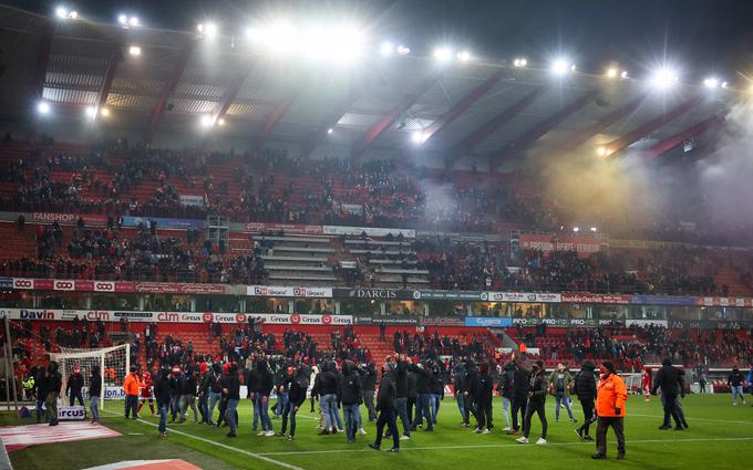 Vodstvo belgijskega prvenstva je obsodilo obnašanje navijačev Standarda. | Foto: Guliverimage/Vladimir Fedorenko