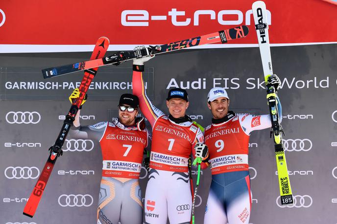 Thomas Dressen | Thomas Dressen je veliki zmagovalec smuka v Garmisch-Partenkirchnu.  | Foto Getty Images