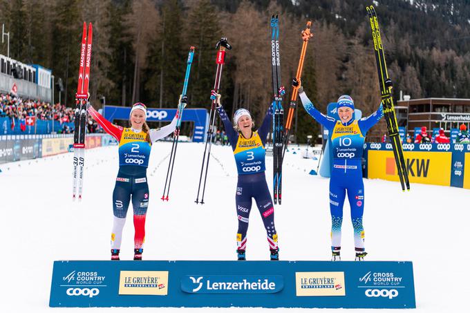 Anamarija Lampič se je še tretjič zapored zavihtela na stopničke. | Foto: Guliverimage/Vladimir Fedorenko