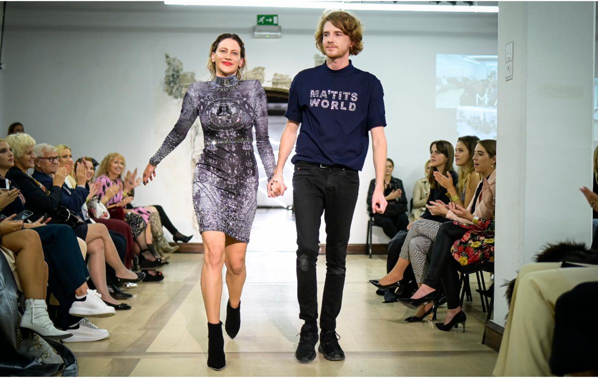 LJFW, teden mode, Matic Veler | Matic Veler si je na brvi zaželel pevko Hannah Mancini. | Foto Jure Makovec