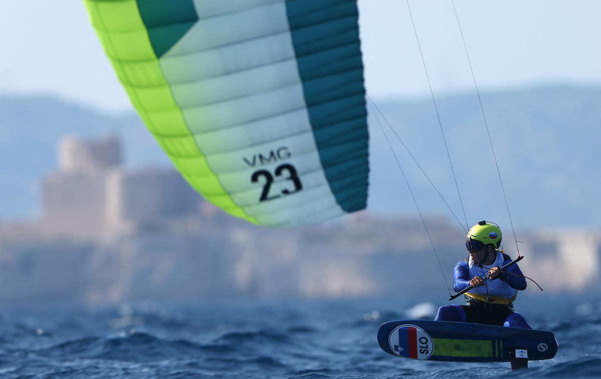 Pariz 2024 kite Toni Vodišek | Toni Vodišek je v lovu na zlato medaljo. | Foto Reuters