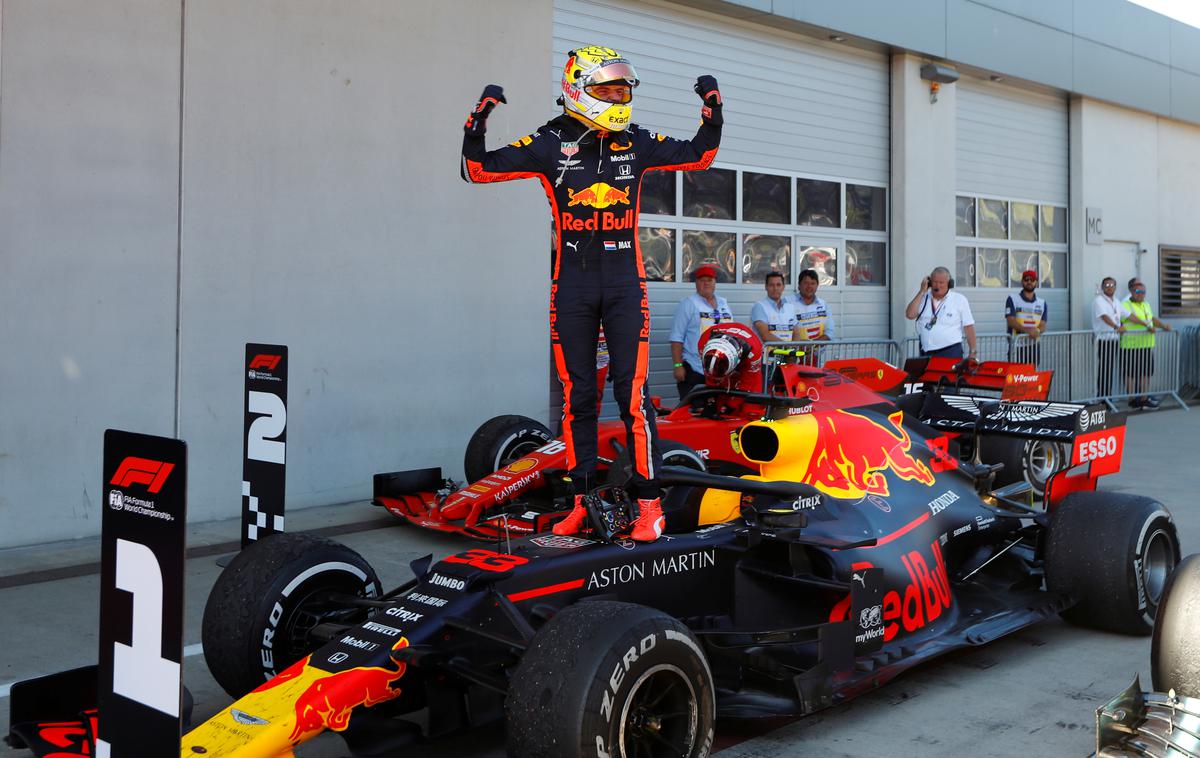 Spielberg F1 2019 | Max Verstappen je še drugo leto zapored VN Avstrije končal na prvem mestu. | Foto Reuters