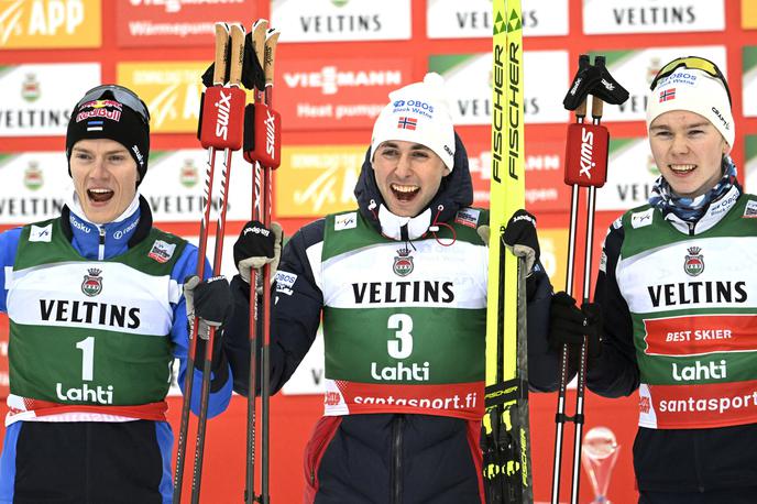 Jarl Magnus Riiber | Jarl Magnus Riiber je v Lahtiju prišel do sedme zmage v sezoni in 56. v karieri. | Foto Reuters