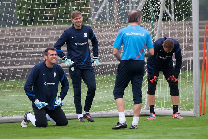 Vid Belec in Jan Oblak sta v slovenski izbrani vrsti sodelovala že leta 2012. | Foto: Matic Klanšek Velej/Sportida