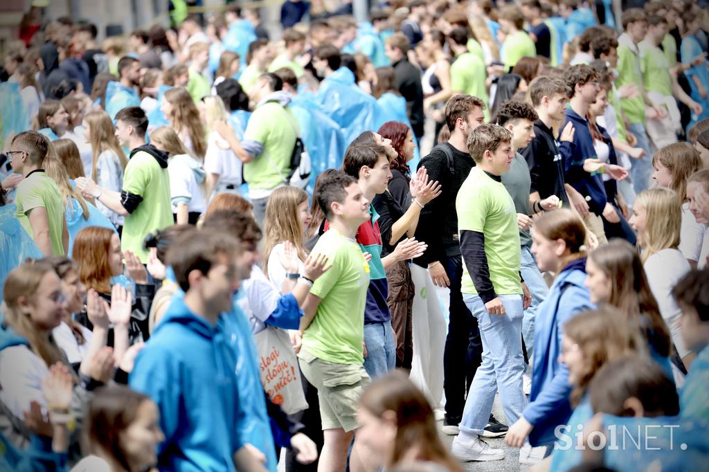 Parada ljubljanskih maturantov