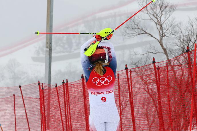 Mikaela Shiffrin | Največje razočaranje iger v Pekingu je Mikaela Shiffrin, ki nima še niti ene kolajne. | Foto Reuters