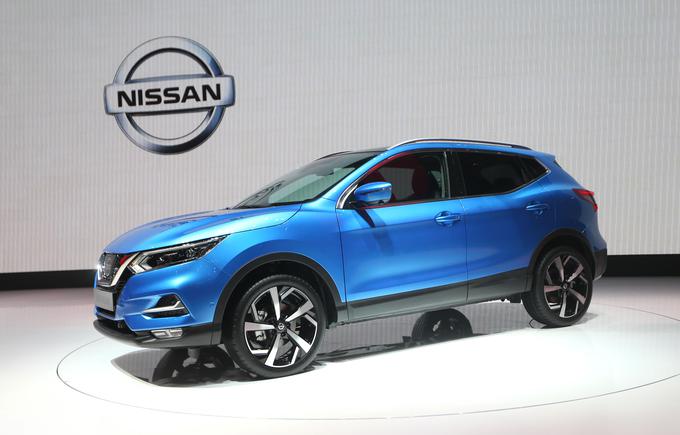 Prenovljeni nissan qashqai, najbolje prodajani crossover svojega razreda v Evropi. Avto poudarja tudi sisteme samodejne vožnje ob nekaterih prometnih pogojih. | Foto: Gregor Pavšič