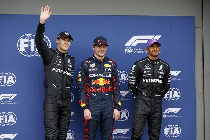 Melbourne Verstappen Russell Hamilton | Max Verstappen bo prvič v Melbournu na prvem štartnem mestu. Tukaj zmage še nima. | Foto Guliver Image