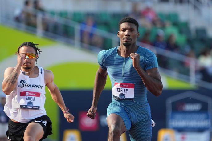 Fred Kerley | Fred Kerley je postavil najhitrejši letošnji čas na 100 metrov.  | Foto Reuters