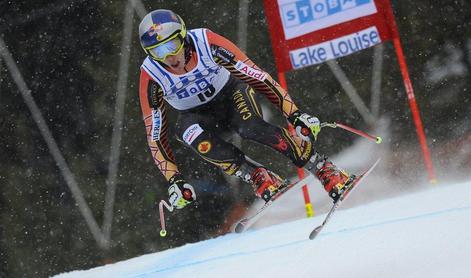 Kanadčanu trening v Beaver Creeku, Slovenci zadržani