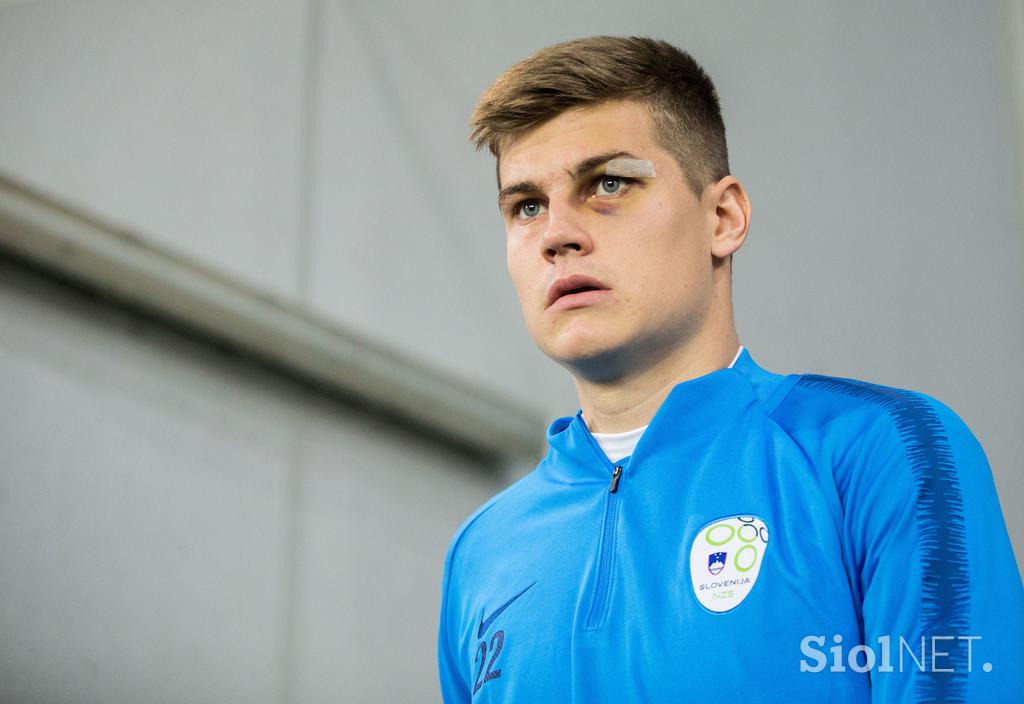 Slovenska nogometna reprezentanca trening Stožice