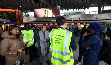 Lufthansa zaradi izpada informacijskega sistema odpovedala številne polete