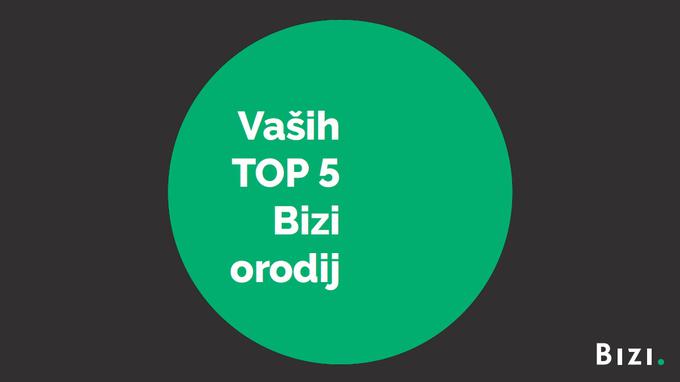 Vaših TOP 5 orodij na Biziju | Foto: 