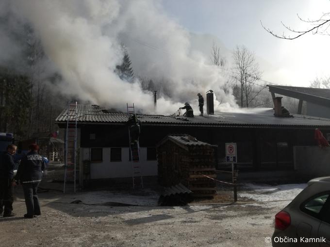 Požar, Gostilna Pod žičnico | Foto: Občina Kamnik