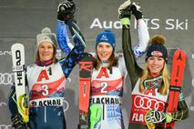 Larsson, Vlhova, Shiffrin