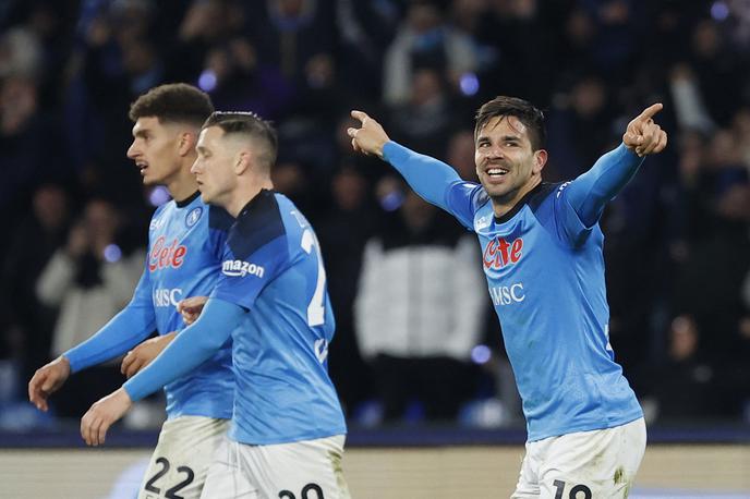 Giovanni Simeone | Giovanni Simeone je dosegel zmagoviti zadetek za Napoli v 86. minuti. | Foto Reuters