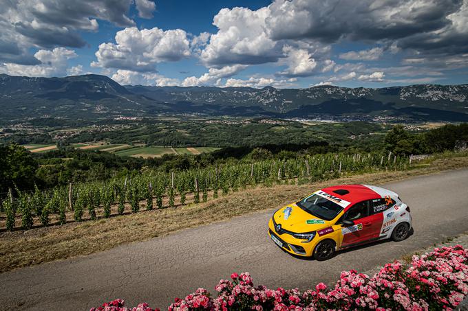 V diviziji I sta bila najhitrejša Matjaž Mihevc in Klemen Rončel (renault clio rally5). | Foto: WRC Croatia