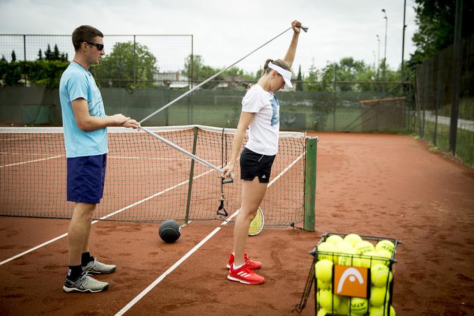 Kaja Juvan že dolgo časa sodeluje s trenerjem Robijem Cokanom. | Foto: Ana Kovač