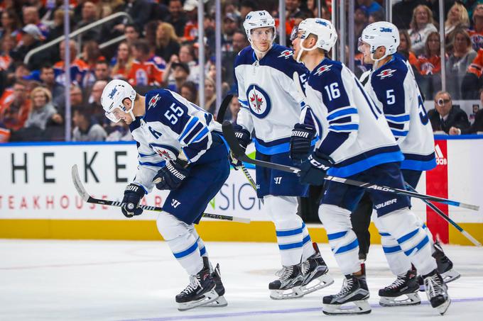 Mark Scheifele je zadel trikrat. | Foto: Reuters