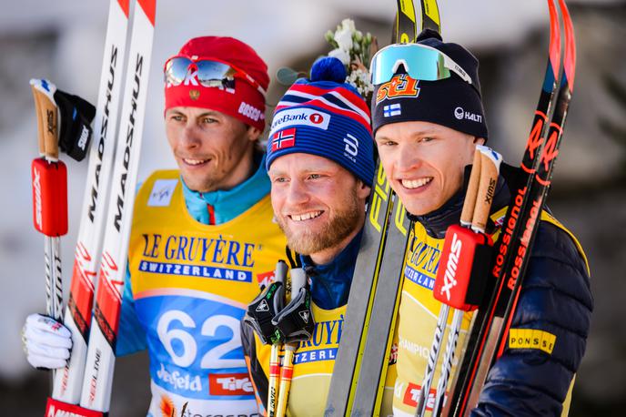 Martin Johnsrud Sundby |  Martin Johnsrud Sundby se po bronu na skiatlonu veseli naslova svetovnega prvaka na 15 kilometrov klasično. | Foto Reuters