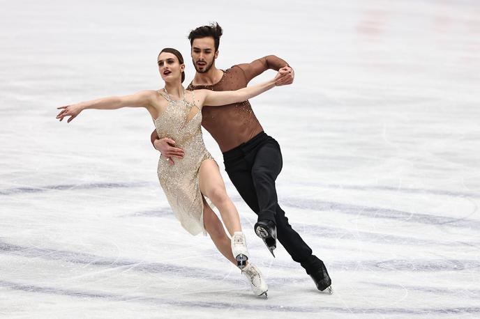 Gabriella Papadakis in Guillaume Cizeron |  Gabriella Papadakis in Guillaume Cizeron sta petič postala svetovna prvaka med plesnimi pari.  | Foto Guliverimage