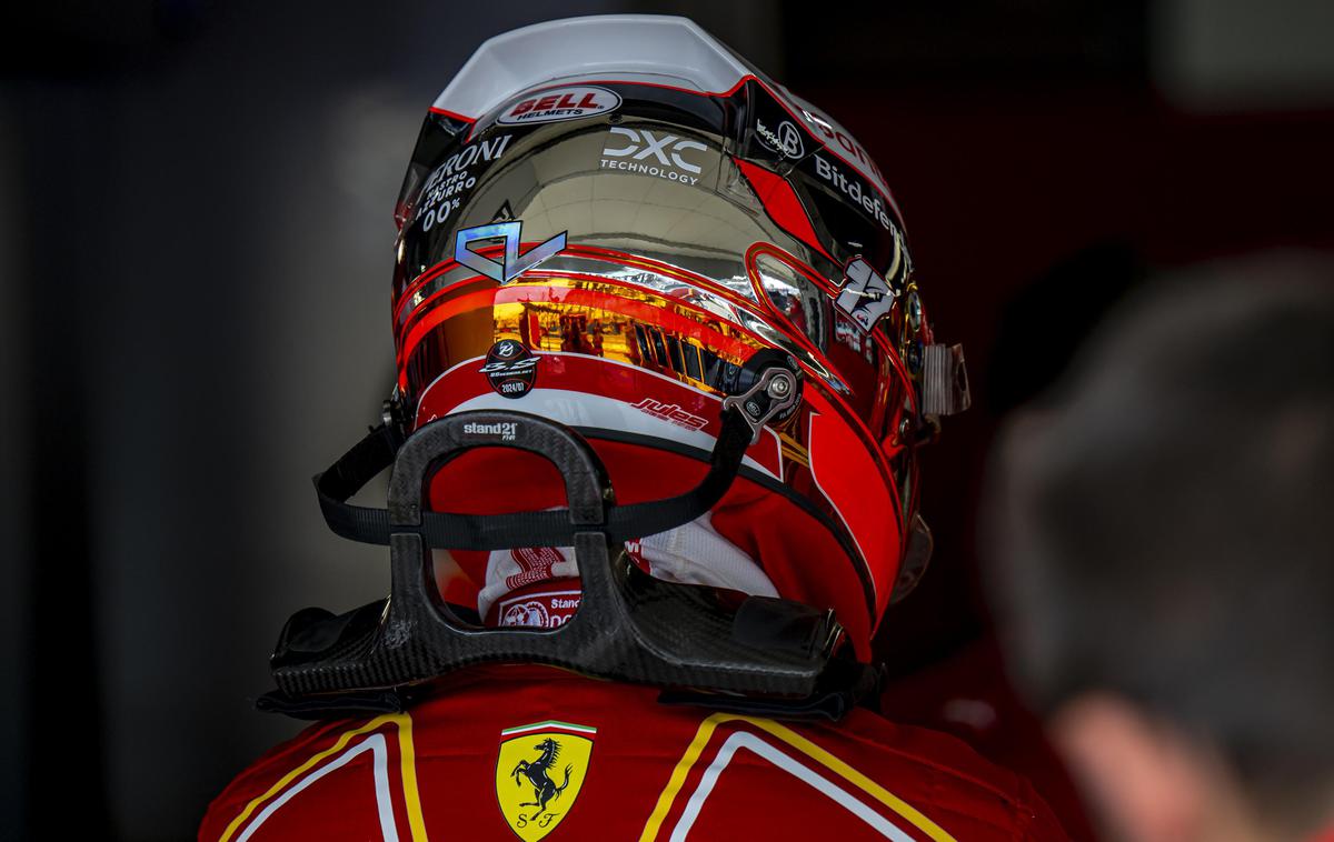 Suzuka Charles Leclerc | Charles Leclerc v Suzuki dirka s čelado v spomin na pokojnega Julesa Bianchija. | Foto Guliverimage