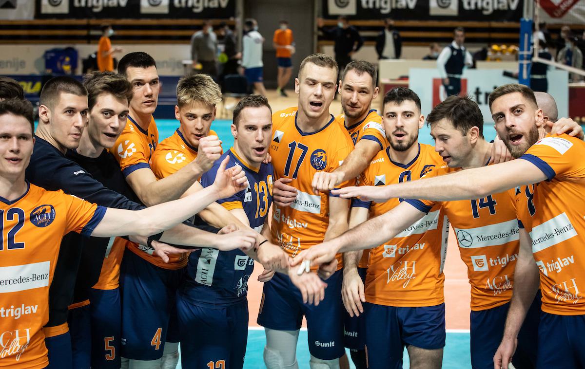 ACH Volley - Steaua Bukarešta | Odbojkarji ACH Volleyja so z zmago začeli lov na četrtfinale pokala challenge. | Foto Vid Ponikvar