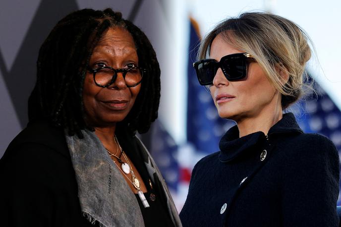 whoopi goldberg, melania trump | Whoopi Goldberg se je zabavala na račun nekdanje ameriške prve dame Melanie Trump. | Foto Reuters