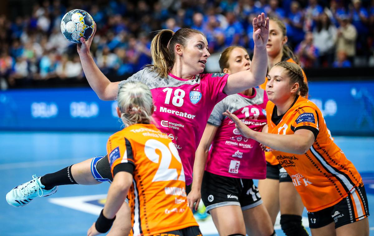 Nina Zulić Krim Mercator | Krimovke so ligo prvakinj odprle s porazom. Kako bo na drugi tekmi? | Foto Matic Klanšek Velej/Sportida