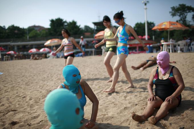 Maske zaščita proti soncu | Foto: Reuters