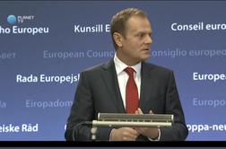 Donald Tusk odločen braniti EU pred zunanjimi in notranjimi grožnjami (video)