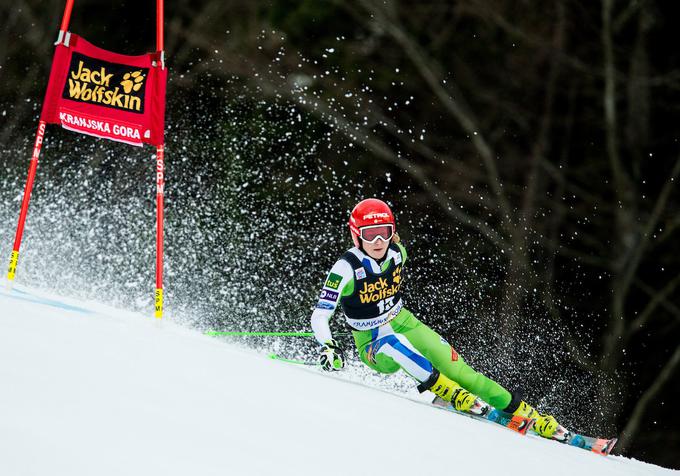 V Pjongčang je pripotovala kot deveta veleslalomistka svetovnega pokala. | Foto: Žiga Zupan/Sportida