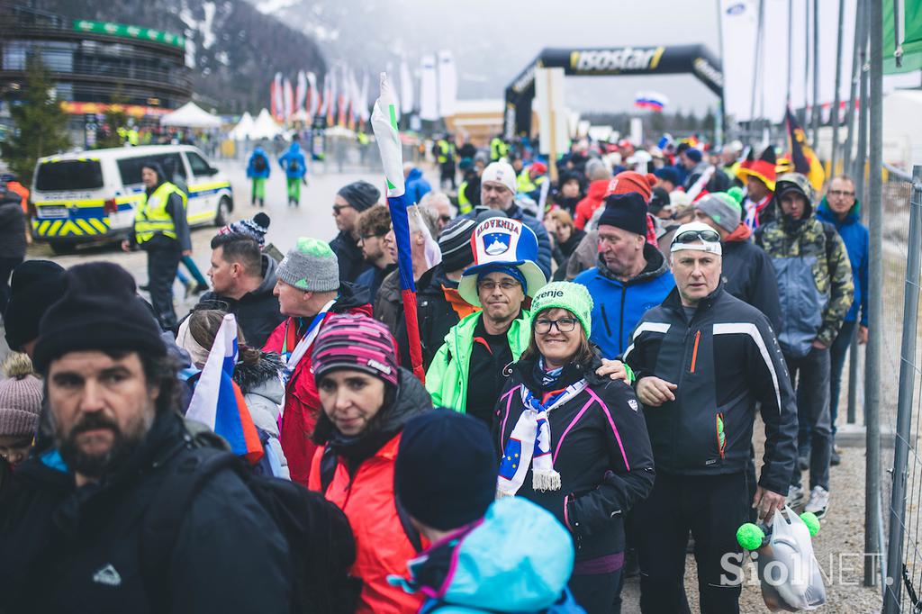 Planica 2023, navijači, petek