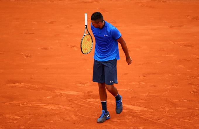 Nick Kyrgios v Parizu do zdaj nikoli ni prišel daleč. | Foto: 