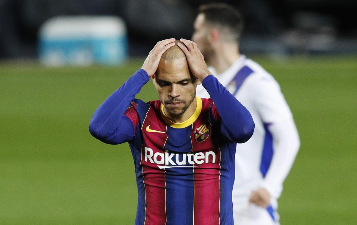 Martin Braithwaite | Martin Braithwaite nekaj mesecev ne bo mogel pomagati soigralcem pri Barceloni. | Foto Reuters