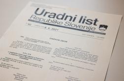 Vlada razmišlja o likvidaciji Uradnega lista