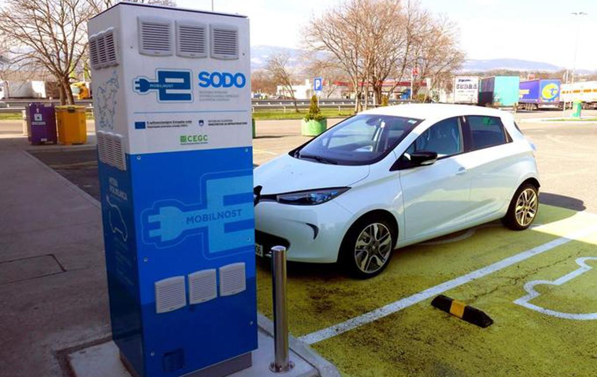 hitre električne polnilnice e-golf renault zoe