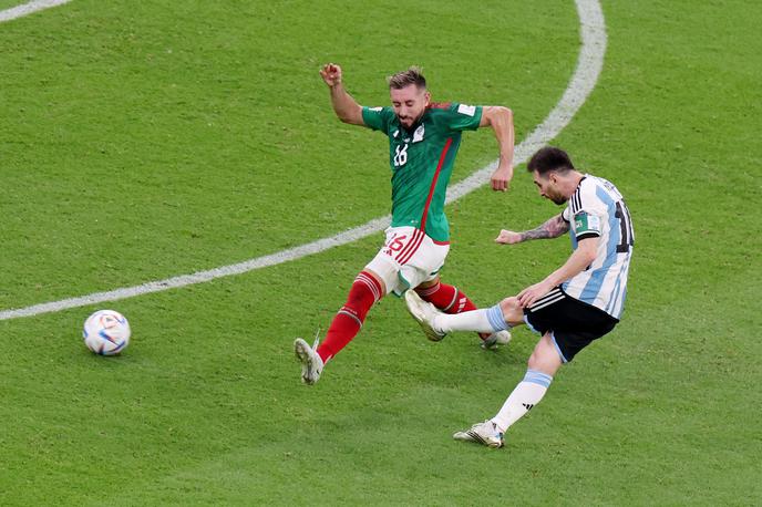 Lionel Messi Argentina Katar 2022 | Lionel Messi je Argentino popeljal v vodstvo. | Foto Reuters