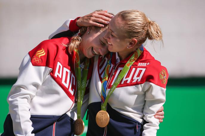 Jelena Vesnina, Ekaterina Makarova | V Riu je slavila v paru z Ekaterino Makarovo. | Foto Guliverimage