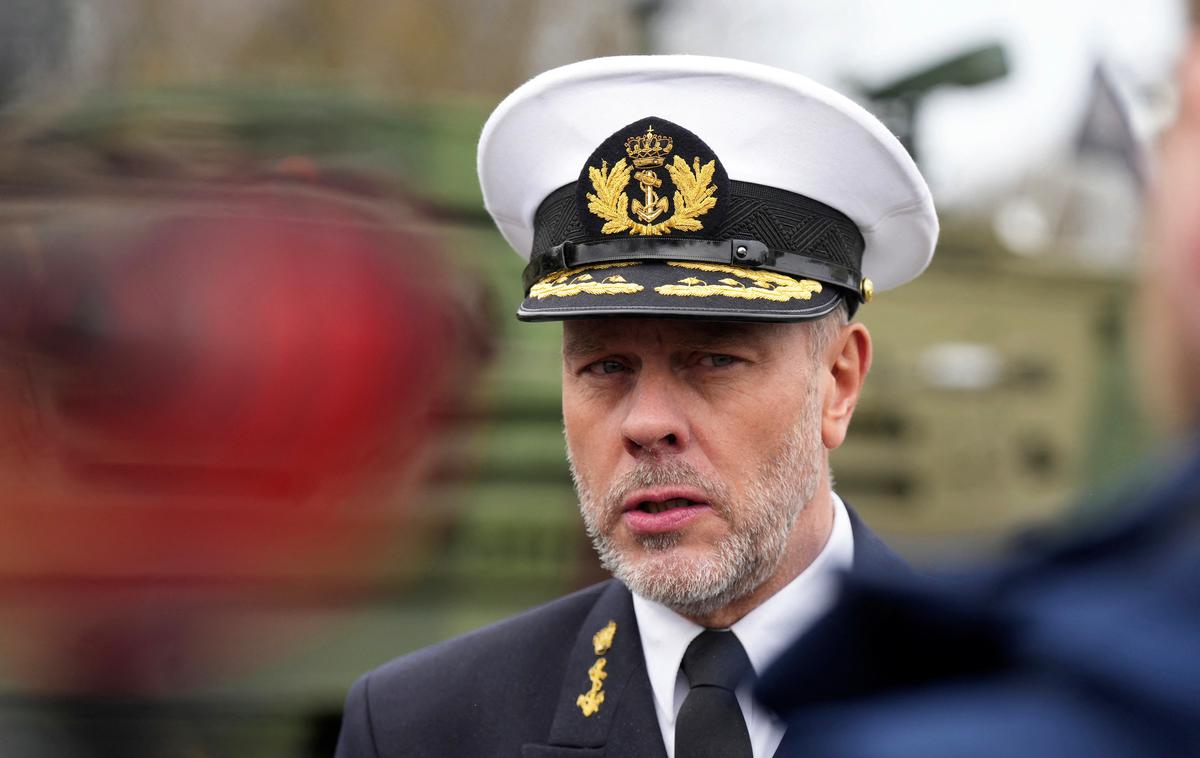 Rob Bauer | Nizozemski admiral Rob Bauer je v začetku tega leta opozoril, da mora biti Zahod pripravljen na vse nepričakovane scenarije vključno z vojno z Rusijo. | Foto Reuters